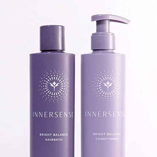 Innersense Organic Beauty - Natural Bright + Balanced Purple Toning Shampoo + Conditioner Value Duo | Non-Toxic, Cruelty-Free, Vegan Haircare (10 fl oz | 295 ml)