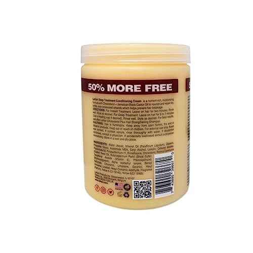 Le Kair Cholesterol Plus Jamaican Black Castor Oil Deep Treatment Conditioning Cream 24 Oz.