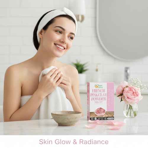 Herbs Botanica French Pink Clay/Rose Clay Powder Montmorillonite Kaolin Clay Powder Healing Clay for Face Mask Skin Care Detox, For Soap Making Clay French Skincare150 gms / 5.3 oz