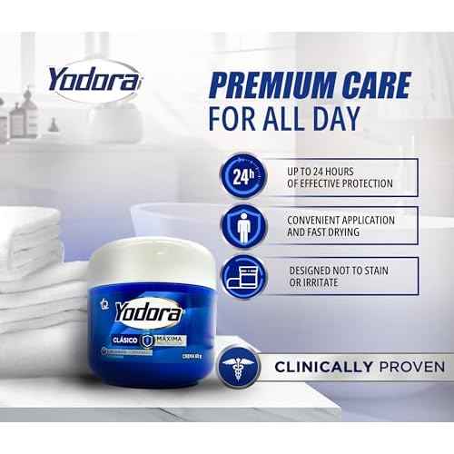 Classic Deodorant Yodoraa PACK of 60gr /2.11oz & 32g /1.12oz - Importado de Colombia - maximum protection