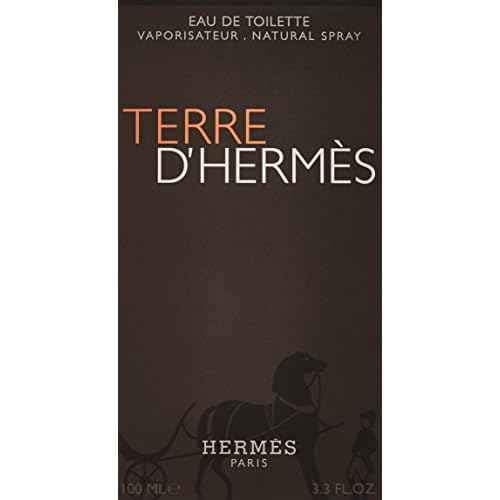 Hermes Terre D'hermes Eau de Toilette Spray for Men, 3.3 Fluid Ounce