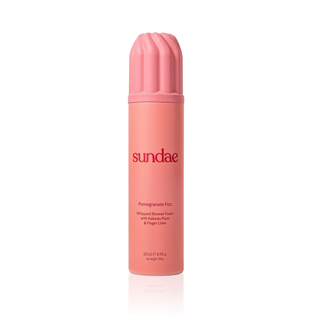sundae Whipped Shower Foam Pomegranate Fizz Foaming Body Wash with Kakadu Plum & Finger Lime 8.9 fl oz, 265ml