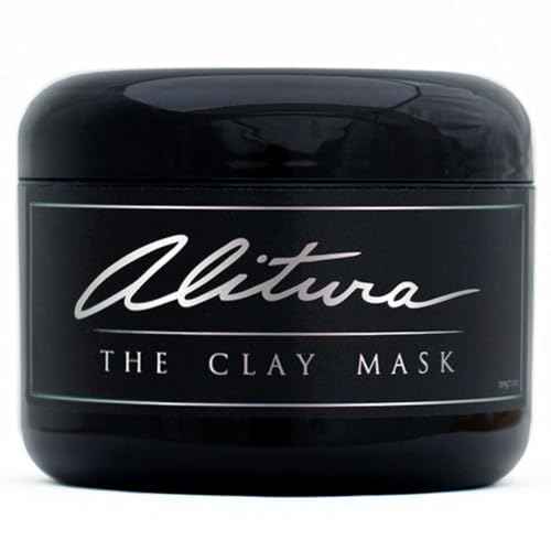 Alitura Clay Face Mask ? Exfoliating, Hydrating & Anti-Aging Facial Mask with Vitamin C & Pearl Powder ? Pore Cleansing Face Mask for Acne, Blackheads & Glowing Skin ? 7.1 oz