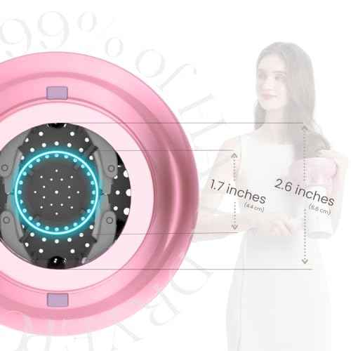 Universal Hair Diffuser ¡°Super Sturdy¡± 1.7 Inch to 2.6 Inch for Natural Curly and Wavy Hair, Hair Dryer Attachment (Pink 2 Aroma Upgrade)
