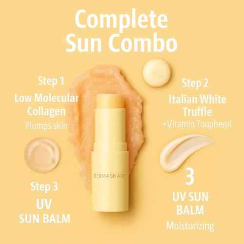 Collagen Sun Grow balm SPF50 Brightening &Hydrating UV Shild for Glowing Skin Anti-Aging Korean Skincare 11g(0.38oz)