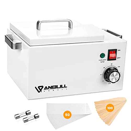 Anbull 5.5lb Professional Single Wax Warmer, Electric Lagre 2.5L Wax Heater Pot for Hair Removal with 20-120¡É Temperature Control, Paraffin Hot Facial Skin SPA Equipment