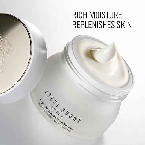 Bobbi Brown Extra Repair Moisture Cream Intense | Ultra-Moisturizing, Plumping Face Cream | Vitamin C, Hyaluronic Acid, & Peptides