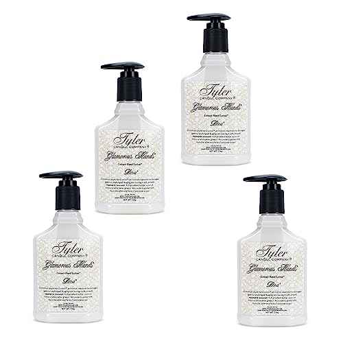 Tyler Glamorous Luxury 8 ounce Hand Lotion Pack of 4, Diva