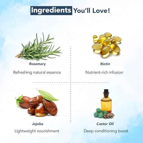 Botanic Hearth 100% Pure Rosemary Oil For Hair Growth | Infused with Biotin, Jojoba & Castor Oil | Hair Oil Repairs Dry Damaged Hair, Strengthening, Healthier - Hair Tonic, 6.7 fl oz - Pack of 2