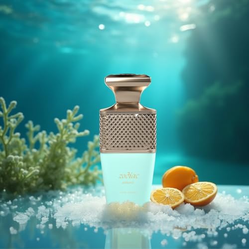 Paris Corner | Zodiac Solmaris Eau De Parfum 3.4 Fl Oz | Unisex Fragrance with Ginger, Sea Salt, Aquatic & Woody Notes | Fresh, Invigorating Marine Scent for Men & Women