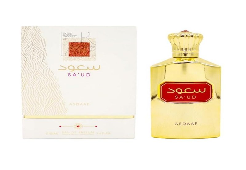 Lattafa Asdaaf Sa'ud Eau De Parfum Spray - Unisex Fragrance, 3.4 Ounce | Long-Lasting Scent