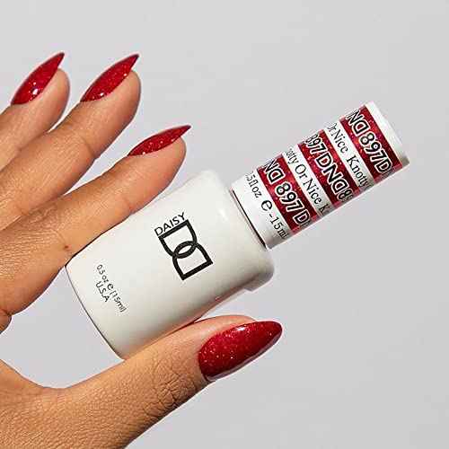 DND Gel Polish Set, Super Glitter Collection, UV/LED GelPolish and Air Dry Nail Lacquer, Matching Chip-Free Polish Duo, 0.5 Fl Oz Each