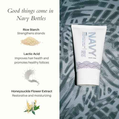 NAVY HAIR CARE Skipper Volumizing Spray + Swell Thickening Cream | Style Hair to have a Flexible and Non-Greasy Finish | 10 oz + 4 oz