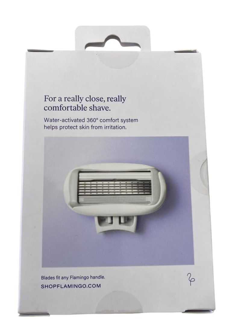 Flamingo Women's Razor Blade Refills - 5-Blade Refill Cartridges - 8 Pack