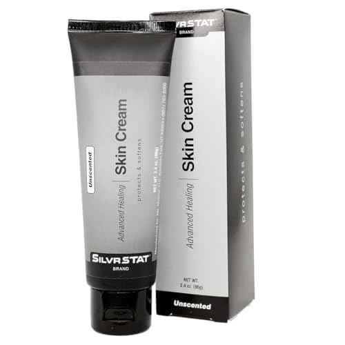 SilvrSTAT Advanced Healing Skin Cream with Silver, Vitamin E, & Hyaluronic Acid Which Promotes Natural Healing | Unscented | 3.4 oz