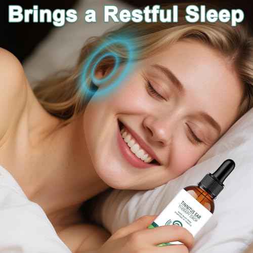 Tinnitus Relief for Ringing Ears, Ear Care Drops Promote Ear Comfort and Clarity, Effective Tinnitus Treatment Reduces Ears Noise and Improves Hearing in Both Men and Women, 1Pack