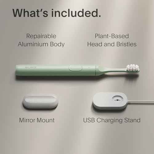SURI 1.0 Sonic Electric Toothbrush | 1 Month+ Battery | Designed in California | Electric Toothbrush for Adults | Travel Toothbrushes | Tooth Brush | Green