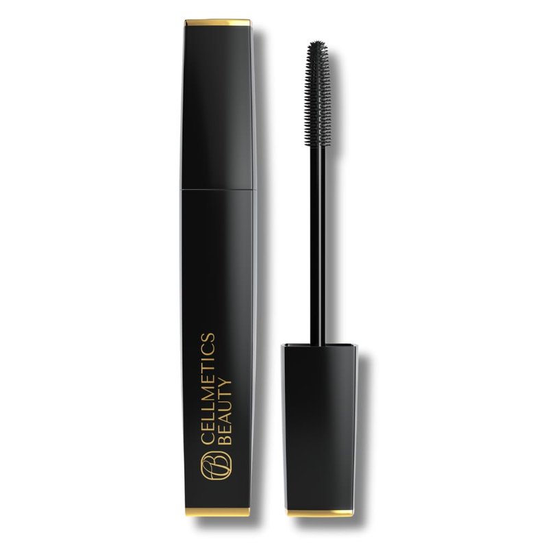 Cellmetics Volumizing & Lengthening Mascara for Women 60+ | Hypoallergenic, Smudge-Free, Black