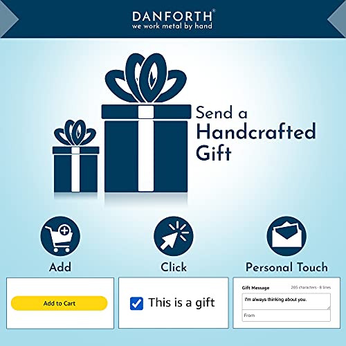 DANFORTH - Flowers Hair Barrette - Handcrafted Pewter Barrettes For Women - 3 ¨ö¡± - Made In USA