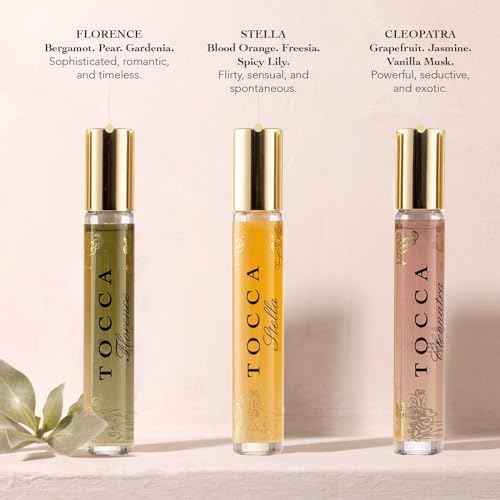 Tocca Luxury Fragrance Wardrobe - Set of 9 Travel Size Women's Perfumes in Giftable Tin Case ($101 Value), Includes Florence, Cleopatra, Stella, Giulietta, Simone, Colette, Liliana, Gia & Belle