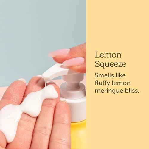 Nectar Life Exfoliating & Moisturizing Hand Wash, Volcanic Pumice for Hand Scrub, Shea Butter Softens Hands, Clean Vegan Ingredients, Lemon Scent