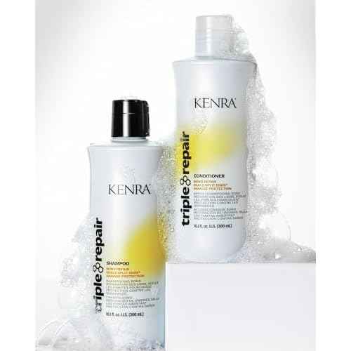 Kenra Triple Repair Conditioner | Targets & Repairs Weak or Broken Bonds | Split Ends | Damaged Hair | Bond Builder | Sulfate-Free