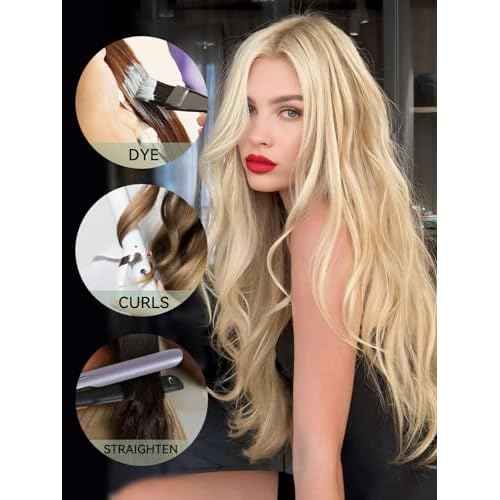 Clip in Hair Extensions Real Human Hair, Blonde Remy Human Hair Extensions Clip ins, Dirty Blonde to Platinum Blonde Clip in Extensions for Women, 18inch 120g 7Pcs, P18/60