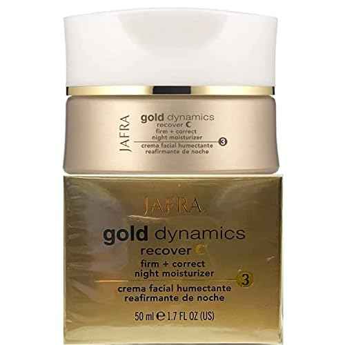 JAFRA Gold Dynamics Skin Boosting Moisturizer Broad Spectrum SPF 15, Gold Dynamics Firm + Correct Night Moisturizer