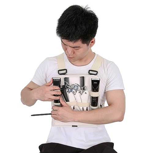 Leather Fashionable & Functional Chest Rig Bag for Barbers, Stylish Haircut Tools Storage Chest Bag for Barber