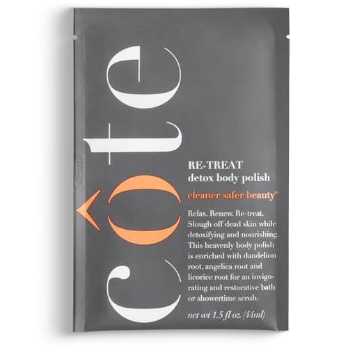 Re-Treat Exfoliating Detox Body Polish Scrub - Dandelion, Liquorice & angelica root Infused with essential oils for Face & Body, Exfoliating Facial 1.5 Fl oz (Pack of 03)