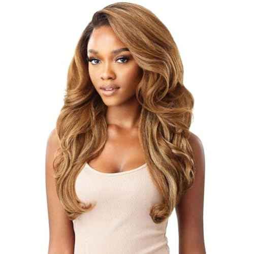 Outre Perfect Hair Line Synthetic 13x6 Faux Scalp Lace Front Wig - JULIANNE 24 (DR4/HNBRN)