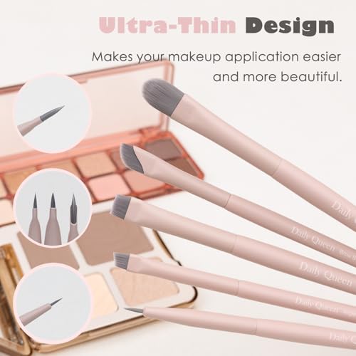 20pcs Pink Essential Makeup Brush Set Professional Powder Concealers Eye shadows Blush Eyeliner Eyebrow Contour Eye blending foundation kit (20pcs brush set)