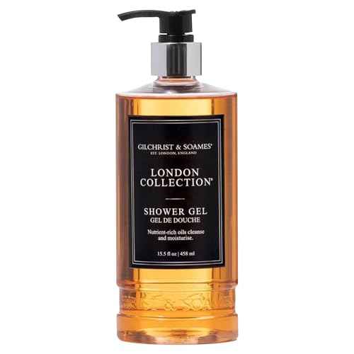 Gilchrist & Soames London Shower Gel & Body Wash ? Hydrating Cleanser with Red Tea, Soy, & Grape Seed Oil ? Sulfate, Paraben, & Cruelty Free Cleanse with Crisp, Clean Scent, 15.5 oz.