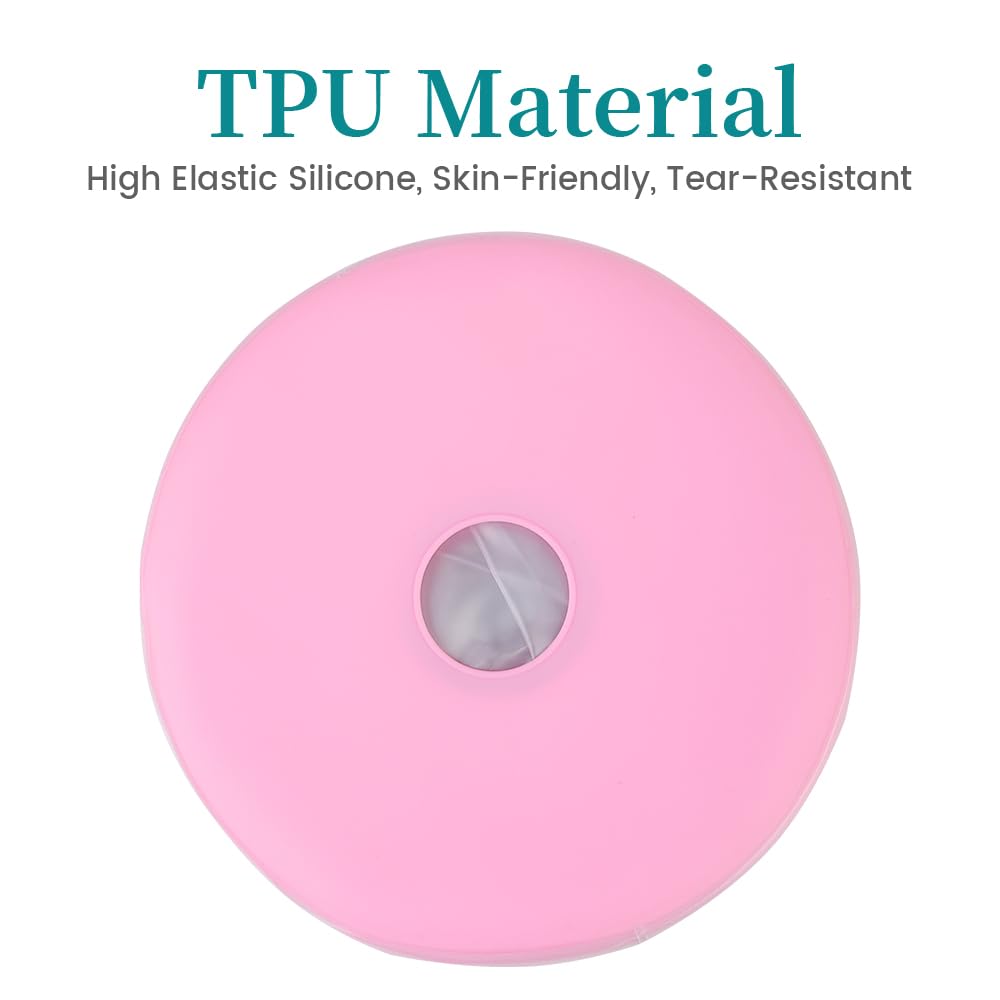 Mosago Waterproof Cast Covers for Shower Leg, Soft Comfortable Short Leg Protector for Shower Adult, Keep Wound/Bandage Dry Bath, Broken Legs/Knee/Foot/Ankle, Reusable Wound Care Supplies (Pink)