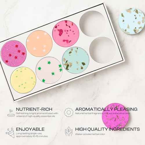 Shower Steamers Aromatherapy for Women Shower Bombs Great Smell with Natural Essential Oil, Perfect Gifts for Girls, Relaxing Set for Self Care SPA -Ideal Birthday, Pack of 8 (Multicolor)