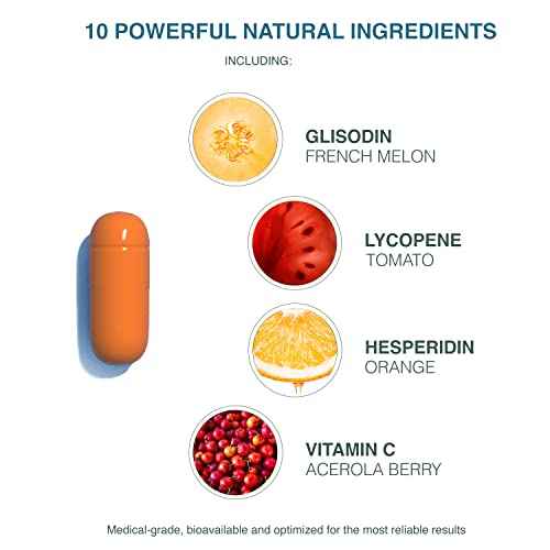 Glisodin Skin Nutrients Advanced Skin Brightening Formula ? for Brighter, Clearer, and Firmer Complexion ? Helps Reduce Blemishes - 90 Capsules