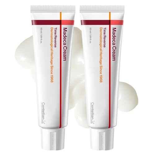 CENTELLIAN 24 Madeca Cream Time Reverse (Season7) (Time reverse (2ea), 1.69fl oz, Pack of 2) Advanced Fast-Absorbing & Nourishing Cream, Hydrates, Reduces Wrinkles, Korean Skin Care, Centella Asiatica
