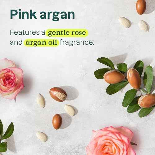 ATTITUDE Repairing Hair Mask, Nourishes and Improves Hair's Appearance, Fabulous Oils Blend, Abyssinian Oil, Argan Oil, Shea Butter, Vegan Hair Care, Pink Argan Scent, 5 Fl Oz