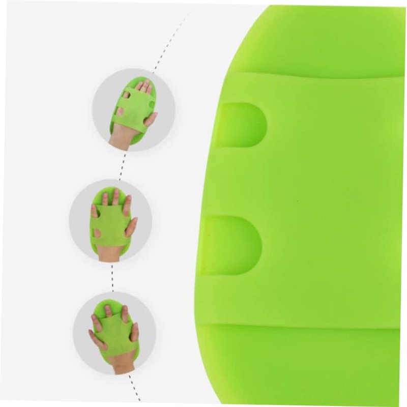 Healifty 2Pcs Silicone Body Scrub Gloves for Exfoliating and Spa Massage Bath Shower Gloves for Women Men Baby Gentle Skin Care 8.66X4.33 Inches