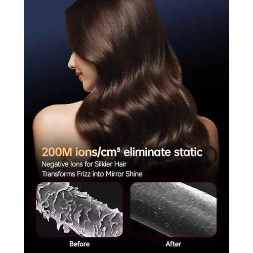 Hair Dryers for Women, CONFU Hair Dryer with Diffuser, Blow Dryers for Men, Hairdryer with Diffuser Attachment, Portable Lightweight Fast Drying Negative Ion Hairdryer for Home