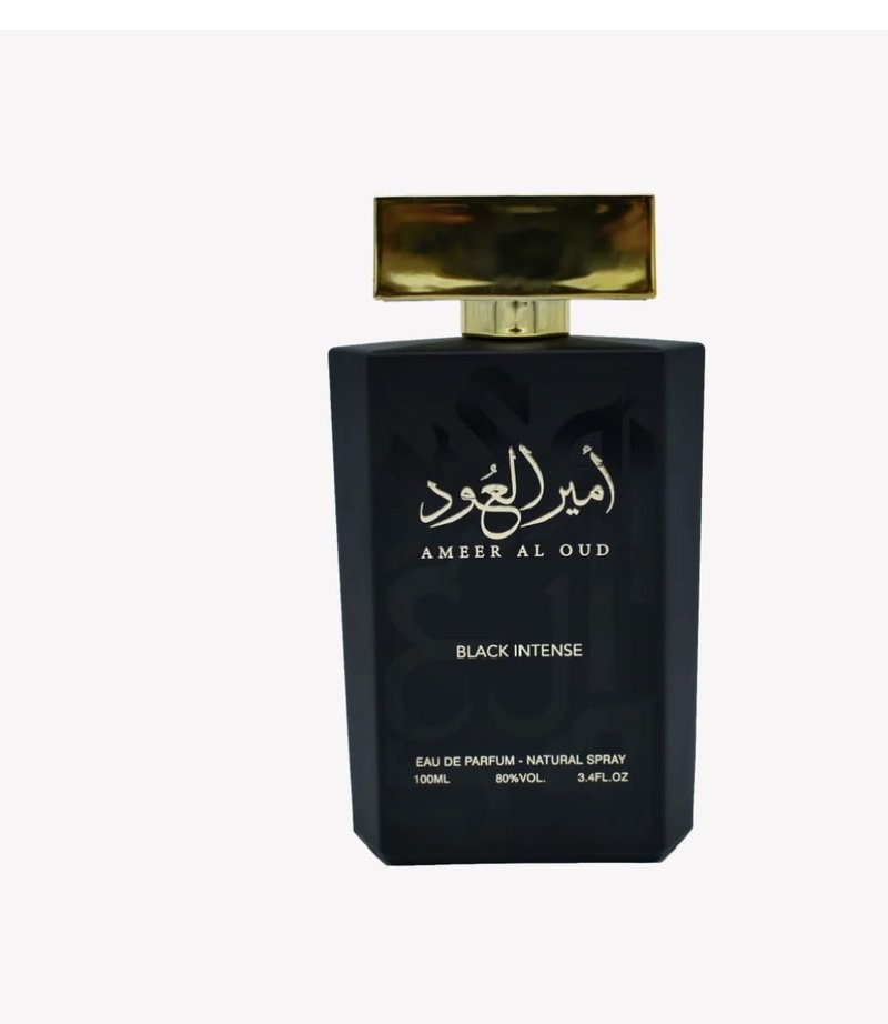 Ameer Al Oud Black Intense Eau De Parfum By Almas Perfumes 100 ML 3.4 FL OZ Made In Saudi Arabia
