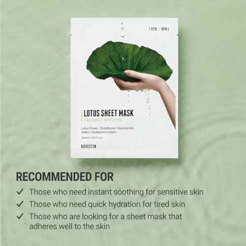 ROVECTIN Sheet Mask (Calming, 5 Count (Pack of 1))