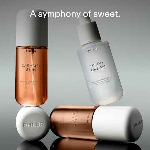PHLUR Sweet Skin Trio ($75 Value) - Exclusive 3pc Travel Size Body Mist Set ft. Vanilla Skin, Heavy Cream, Caramel Skin (3 x 3 fl oz)