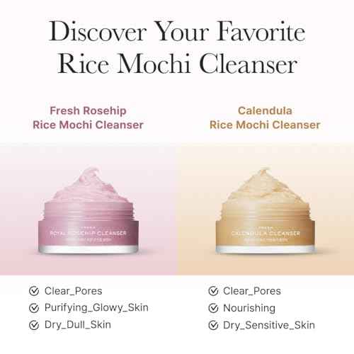 Arencia Rice Mochi Facial Cleanser Gift Set, 6 Varieties, 0.52 oz each - travel size, Korean skin care, holiday gift set, Stocking stuffers