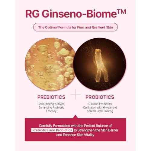 Donginbi Red Ginseng Daily Defense Special Set - Firming Cream(0.85 floz) & Korean Red Ginseng Essence(2.03 floz), Skin Barrier Repair Serum for Dry Skin, Korean Skin Care Gifts for Women