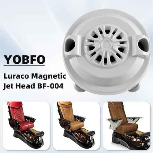 Magnetic Jet Head BF-004 for LURACO Jet Motor Pedicure spa Tubs Chair,Contains Propeller and Cover, 4-pin