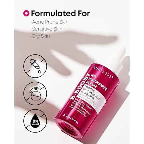 B-Boost 10% Niacinamide Serum ? Korean Face Serum for Even Skin Tone ? Tranexamic Acid & Glutathione ? Revitalize Complexion, 1.01 fl.oz.