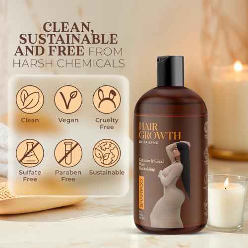 Hair Growth Shampoo by Jailyne Ojeda ? Biotin & Keratin-Infused Formula for Thicker, Fuller Hair ? Nourishing Solution for Hair Growth & Scalp Health ? Made in USA