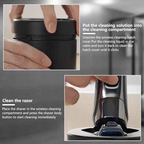 Quick Cleaning Clean Pod for Philips Series 7000 and Series 9000 Shavers