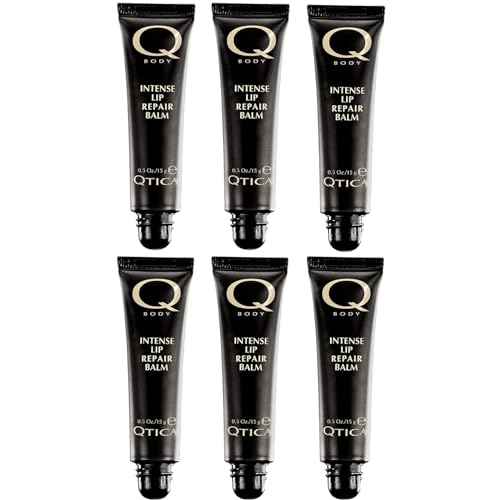 Qtica Intense Lip Repair Balm Set of 6 ? Deeply Hydrating Overnight Treatment for Dry, Cracked Lips ? Restores, Softens, and Smooths ? Rich Conditioning Formula for Long-Lasting Moisture and Shine